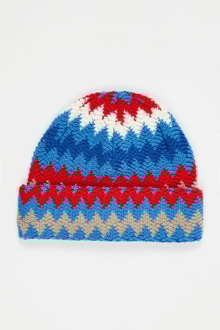 Bonnet en laine - Bleu cobalt