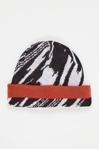 Bonnet en laine - Noir et blanc