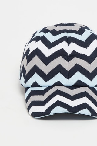 Casquette - Bleu marine et écru