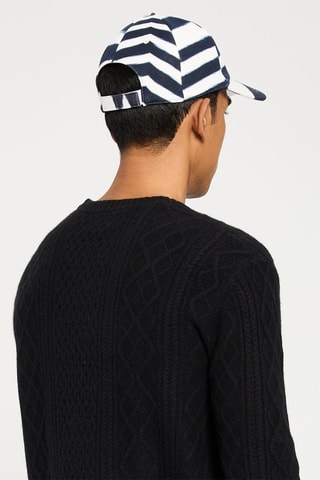 Casquette Bleu marine et écru