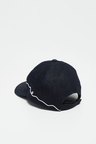 Casquette en jean Noir