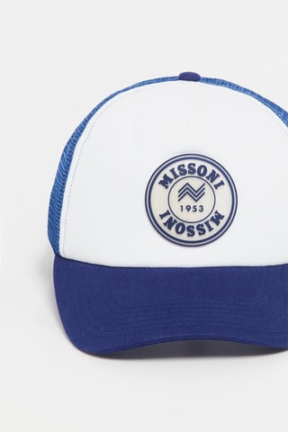 Casquette - Blanc et bleu marine