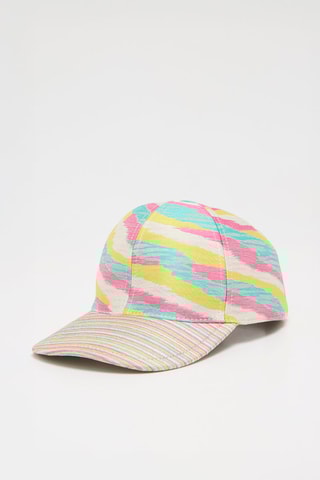 Casquette tie and dye - Blanc et rose