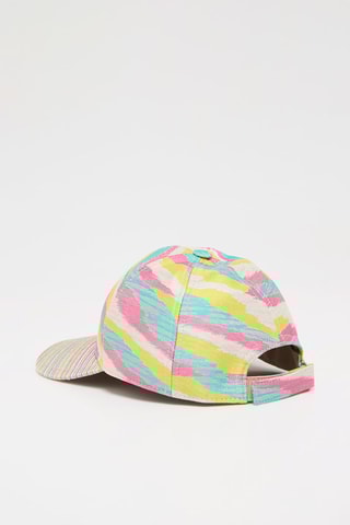 Casquette tie and dye - Blanc et rose