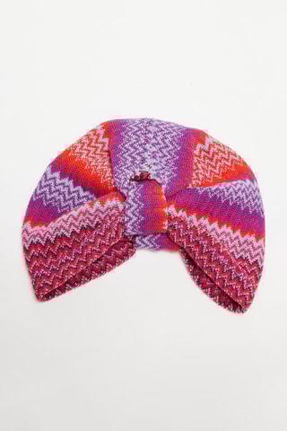 Turban en laine - Mauve