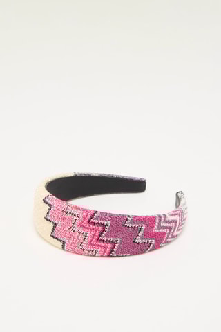 Serre-tête - Fuchsia et noir