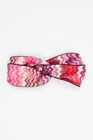 Bandeau en soie - Blanc