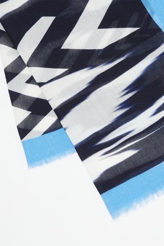 Echarpe en mohair Bleu