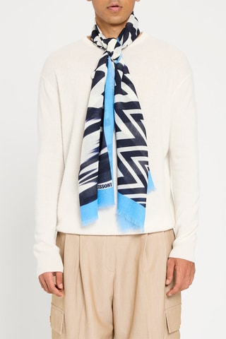 Echarpe en mohair Bleu