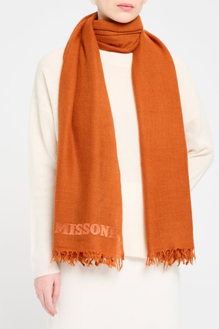 Echarpe en laine vierge Orange