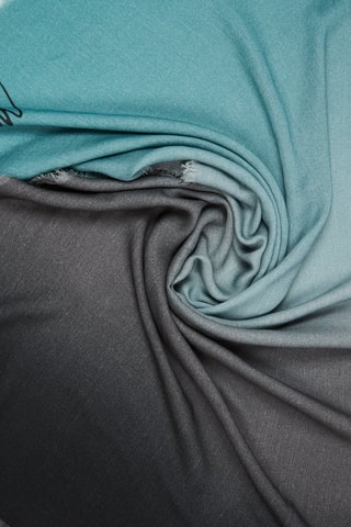 Echarpe en laine vierge et cachemire - Gris foncé