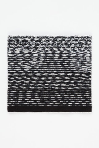 Snood en cachemire Noir et blanc