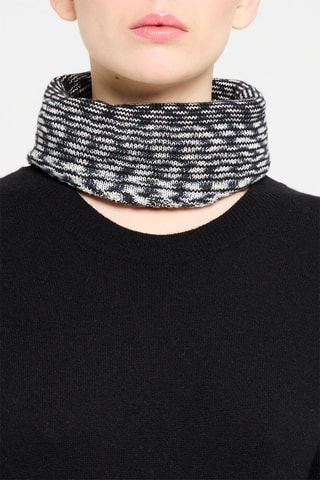 Snood en cachemire Noir et blanc