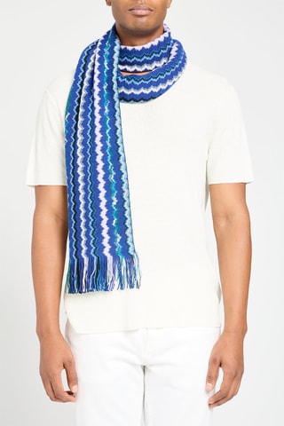 Echarpe en laine - Bleu marine