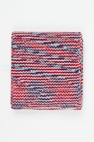 Echarpe en laine Rose et rouge