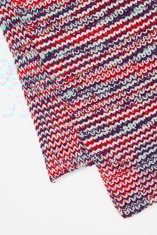 Echarpe en laine Rose et rouge