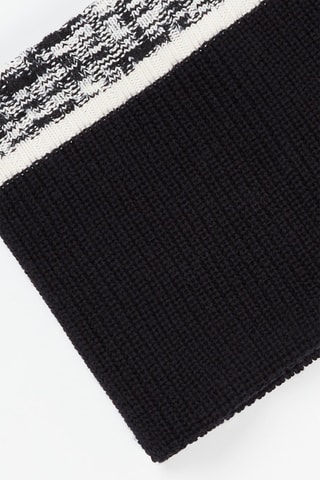 Snood en laine Noir