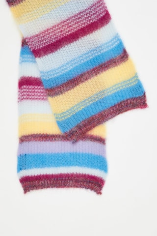 Echarpe en laine et mohair - Jaune