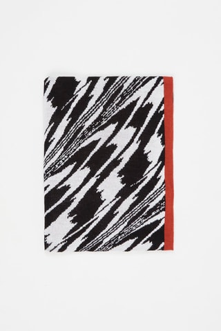 Echarpe en laine - Noir et blanc