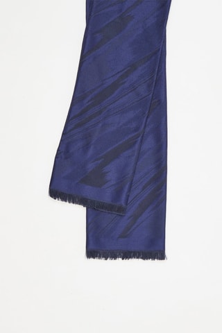 Echarpe en laine et soie - Bleu marine
