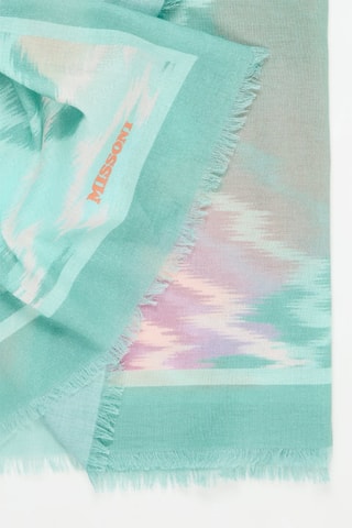 Echarpe - Vert et corail