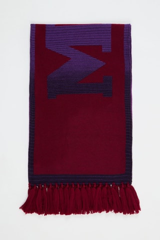 Echarpe en laine - Bordeaux et violet