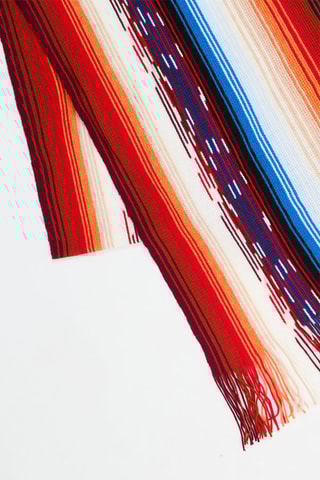 Echarpe en laine - Rouge et blanc