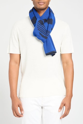 Echarpe en laine - Bleu