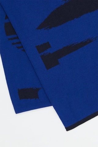 Echarpe en laine - Bleu