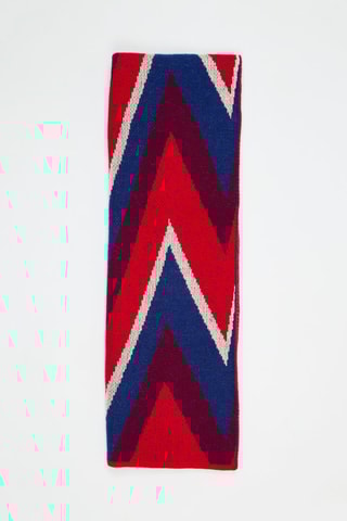 Echarpe en laine vierge et alpaga - Rouge