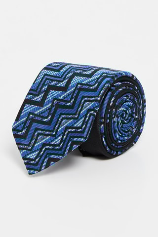 Cravate en soie - Bleu marine