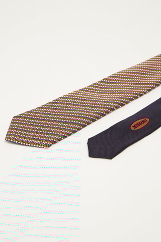 Cravate en soie Multicolore