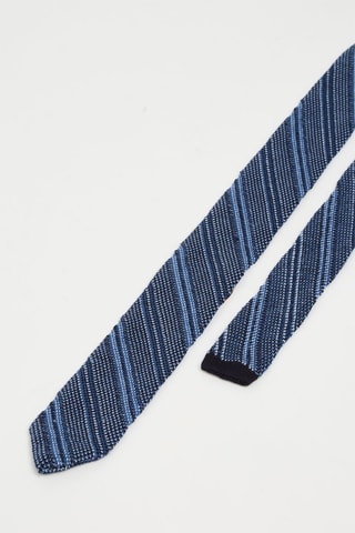 Cravate en laine Indigo