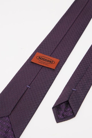 Cravate en soie - Violet