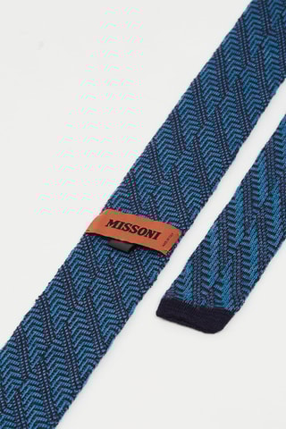 Cravate en laine Bleu clair