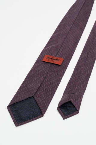 Cravate en soie Anthracite et rose clair