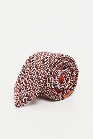 Cravate en laine Rouge brique