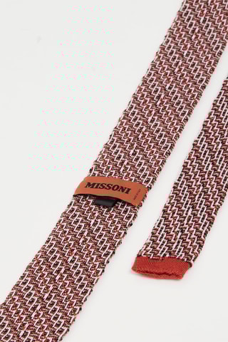 Cravate en laine Rouge brique
