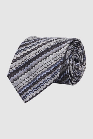 Cravate en soie Anthracite