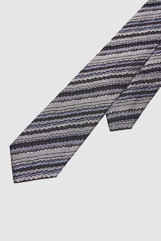 Cravate en soie Anthracite