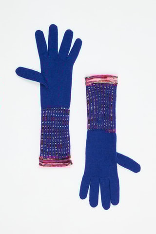 Gants en laine - Bleu roi