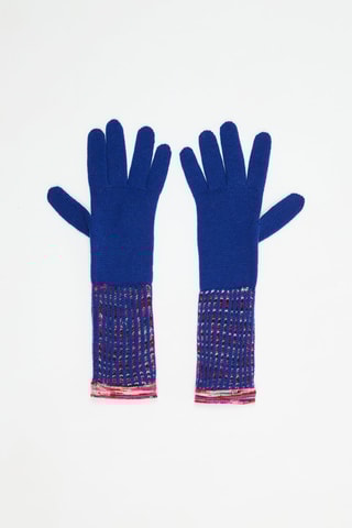 Gants en laine - Bleu roi