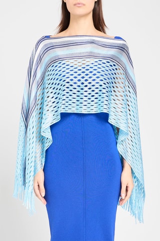 Poncho - Bleu clair