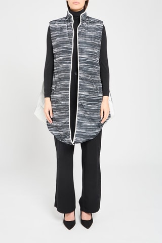 Gilet réversible sans manches - Blanc