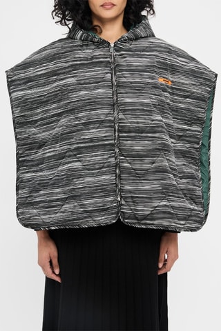 Plastron à capuche - Gris foncé chiné