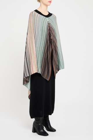 Poncho Vert et kaki