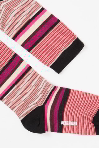 Chaussettes - Noir et rose