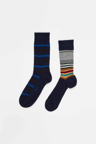 2 paires de chaussettes - Bleu marine