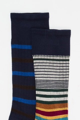 2 paires de chaussettes - Bleu marine