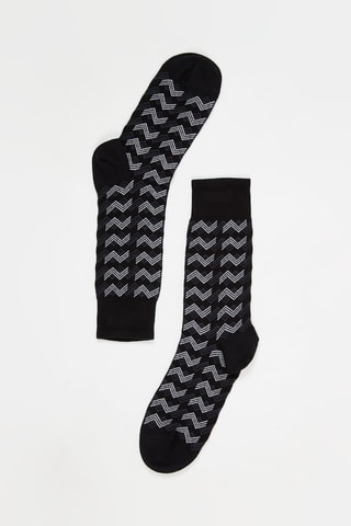 Chaussettes - Noir et gris